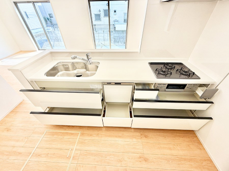 �L�b�`���@�������Ƒ����J��[�߂�A������̂���L�b�`��